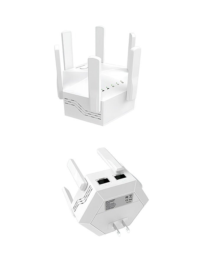 DUNELIFE Eliminate Wi-Fi dead zones with the AC1200 dual-band signal extender.  Enjoy true whole-house coverage with both 5GHz and 2.4GHz bands, 1200Mbps high speed, intelligent signal indicator, and one-button setup. - Image 3